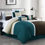 Chezmoi Collection Upland 7-PIECE Quilted Patchwork Comforter Set. Fixed Price $107.66.