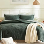 Best Geniospin Queen Comforter - 7 Pieces Dark Green Bedding Set, Botanical. Fixed Price $124.37.