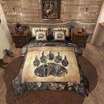 Erosebridal Rustic Farmhouse Bedding Sets Queen 7 Piece Camo Bear Paw Comforter. Fixed Price $163.62.