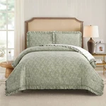 Modern Heirloom Cottagecore 3 Pc King Floral Ruffle Comforter Bedding Set. Fixed Price $29.99.
