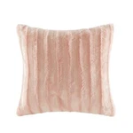 Madison Park Duke Pink Faux Fur Square Pillow 20". Fixed Price $16.00.