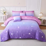 Helloosuu Pink And Comforter Queengirls Galaxy Setpurple. Fixed Price $100.93.