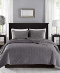 Madison Park Harper Quilted Velvet 3-PC. Coverlet Sets. Fixed Price $99.00.