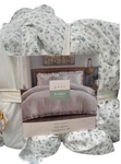 Peri Home White Reversible Full/queen Comforter Set With Ruffle Trim 88 X92. Fixed Price $179.00.