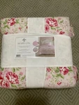 New Simply Shabby Chic Pretty Pink Roses Twin Bed Comforter & Sham Set 2PC. Fixed Price $79.99.