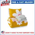 Mainstays Kids Daisy Reversible Comforter Set With Sheets, Twin, 5 Pieces. Fixed Price $46.50.