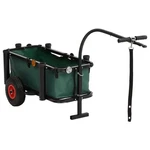 Beach Cart Bike Trailer Hand Truck For Fishing Camping Black Steel Vidaxl. Fixed Price $118.99.