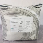 Fairfield Square Twin Comforter Set Reversible 2 Piece Bedding Grey Pattern New. Fixed Price $44.99.