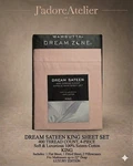 Rare Wamsutta Dream Zone Sateen King Bed Sheet Set Pink 400TC 100% Cotton Nib. Fixed Price $275.00.