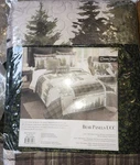 Donna Sharp Bear Panels Ucc Queen Comforter Set Multicolor Plaid Nature 3PC. Fixed Price $150.99.