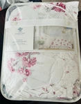 Simply Shabby Chic Sunbleached White Pink Floral Ruffled Comforter - Twin Mint. Fixed Price $180.00.