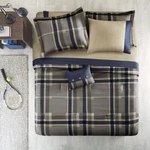 9PCS Intelligent Design Robbie Plaid Comforter Set With Sheet Shams Bedskirt. Fixed Price $97.49.