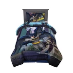 Batman 4 Piece Twin Size Comforter And Sheet Set Franco Kids Bedding Super Soft. Fixed Price $114.99.