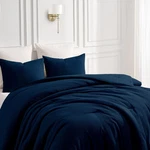 Kathy Ireland Waffle Down Alternative Comforter Set, King 3 Piece - Navy. Fixed Price $80.04.