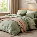 Wrensonge Queen Comforter Set - 7 Pieces Sage Green Soft Bed In Bag With. Fixed Price $55.83.