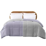 Modern Threads Down Alternative Reversible Comforter Purple/silver Twin. Fixed Price $37.75.