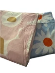 Marimekko Unikko Pink Rakaste Blue Floral Kg Duvet COVER/2 King Shams Set Nib. Fixed Price $157.84.