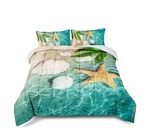 Bducok Ocean Comforter Set Beach Bedding Queen Size Starfish ... Fast Ship. Fixed Price $72.99.