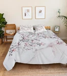 3D White Flower A1023 Bed Pillowcases Quilt Duvet Cover Set Queen King Amy. Fixed Price $85.52.