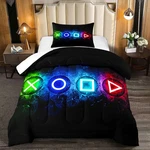 Kodhyvj Gaming Comforter Set Twin Boys, Black Gamer Bedding. Fixed Price $81.09.