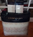 Nip Ralph Lauren Camile Coral Paisley Full/queen Comforter & Shams Set 3PC. Fixed Price $375.99.