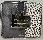 New Betsey Johnson Black White Animal Print Dot Full Queen Comforter Set Bedding. Fixed Price $98.99.