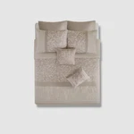 510 Design Beige Ramsey Embroidered 8-PC. Comforter Set. Fixed Price $43.46.