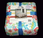 3-PC Fiesta Renata Quilted Bright Floral Coverlet Comforter & Shams Nip U-choose. Fixed Price $119.99.