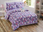 Fancy Linen Girls Comforter Set Castle Unicorn Purple Blue White Yellow New #.... Fixed Price $37.09.