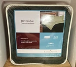 Home Classics Natural Down Comforter Reversible 525 Fill Power King Green New. Fixed Price $31.99.