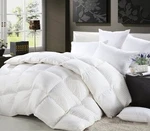 Luxurious Baffle Box Siberian Goose Down Stripe Comforter 1200TC. Fixed Price $70.00.