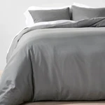 3PC King Lyocell Cotton Blend Duvet & Sham Set Dark Gray -. Fixed Price $51.99.
