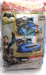 2015 Batman Superman Microfiber Dawn Justice Reversible Twin Comforter Nos. Fixed Price $99.99.