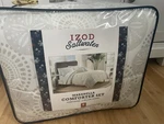 Izod Saltwater Queen Comforter Set New With Sand Dollars. Fixed Price $65.00.