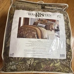 Vtg Royal Sateen Luxury Bedding 8 Pc Set Queen Complete Ensemble New Floralkitan. Fixed Price $350.00.