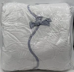 Pottery Barn Teen Stripe Bow Full / Queen Comforter Blue Multi. Fixed Price $130.15.