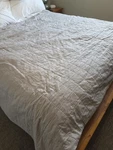 Pillow Target Twin Comforter/quilt Beige Gray Reversible. Fixed Price $32.00.