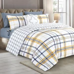 Elegant 8-PIECE Lodge Plaid Reversible Comforter Set All Season Bed. Fixed Price $112.07.