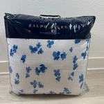 Ralph Lauren Comforter Queen Full Size Georgica White Blue Floral Cotton $355. Fixed Price $170.99.