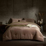 Merryword Khaki Velvet Comforter Set Queen Size Solid Taupe Bedding Soft Plush. Fixed Price $127.98.