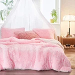 Joyreap 3-PIECE Plush Shaggy Comforter Set, Full/queen Size Luxury Faux Fur Sher. Fixed Price $80.99.