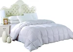 King Size Light Down-comforter 650-FILL-POWER 100% Cotton Shell 300TC Stripe. Fixed Price $227.99.