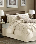 Madison Park Wilma 7-PC. Comforter Set, King, Ivory. Fixed Price $94.88.