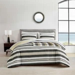 Nautica Queen Comforter Set Black Embossed Bedding. Fixed Price $107.84.