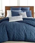 Bar Iii Box Pleat Standard Pillow Sham, Indigo - New B3S. Fixed Price $20.00.