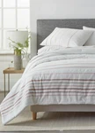 Nip Goodness & Grace Ombr Stripe King Comforter Set 3PC. Fixed Price $103.39.