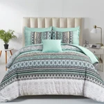 Bedroom Makeover Sage Green Paisley Comforter Set Queen 8 Piece. Fixed Price $104.99.