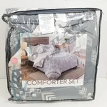 Vue Mira Comforter Set Twin Xl Gray/pink/mint 68" 90" W/ 1 & Sham. Fixed Price $49.48.