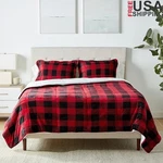 Reversible Ultra Soft Micromink Comforter Set Full Queen Plush Bedding New. Fixed Price $65.71.