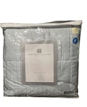 Concierge Collection Lightweight White Goose Down Comforter, Blue, Full. Fixed Price $89.95.